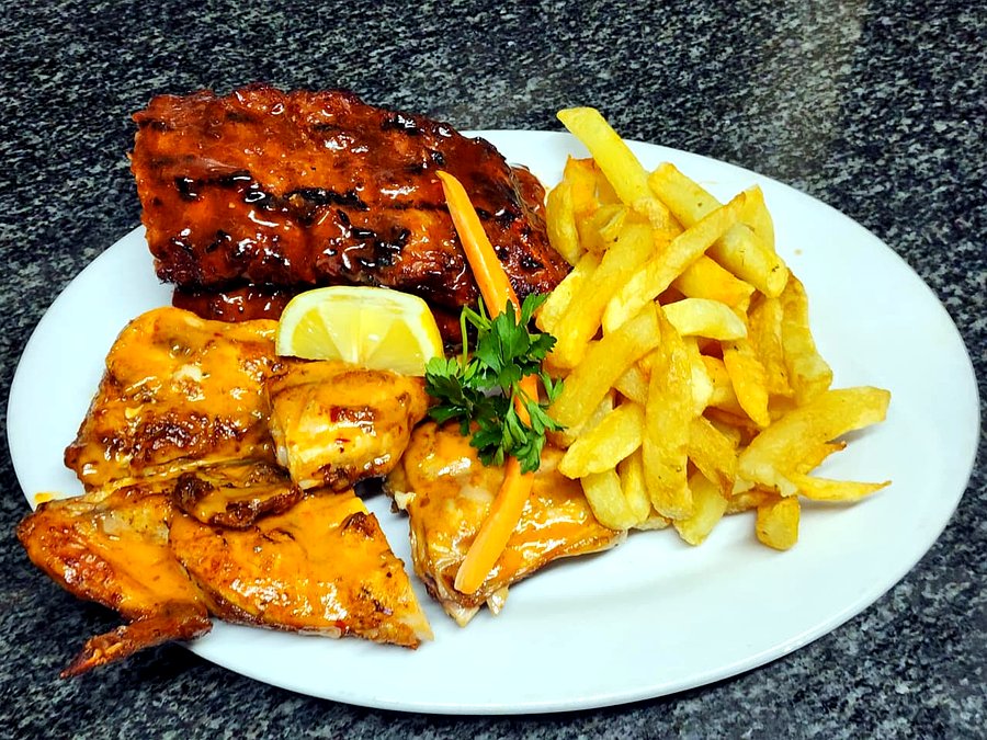 Half Chicken & 500g Ribs